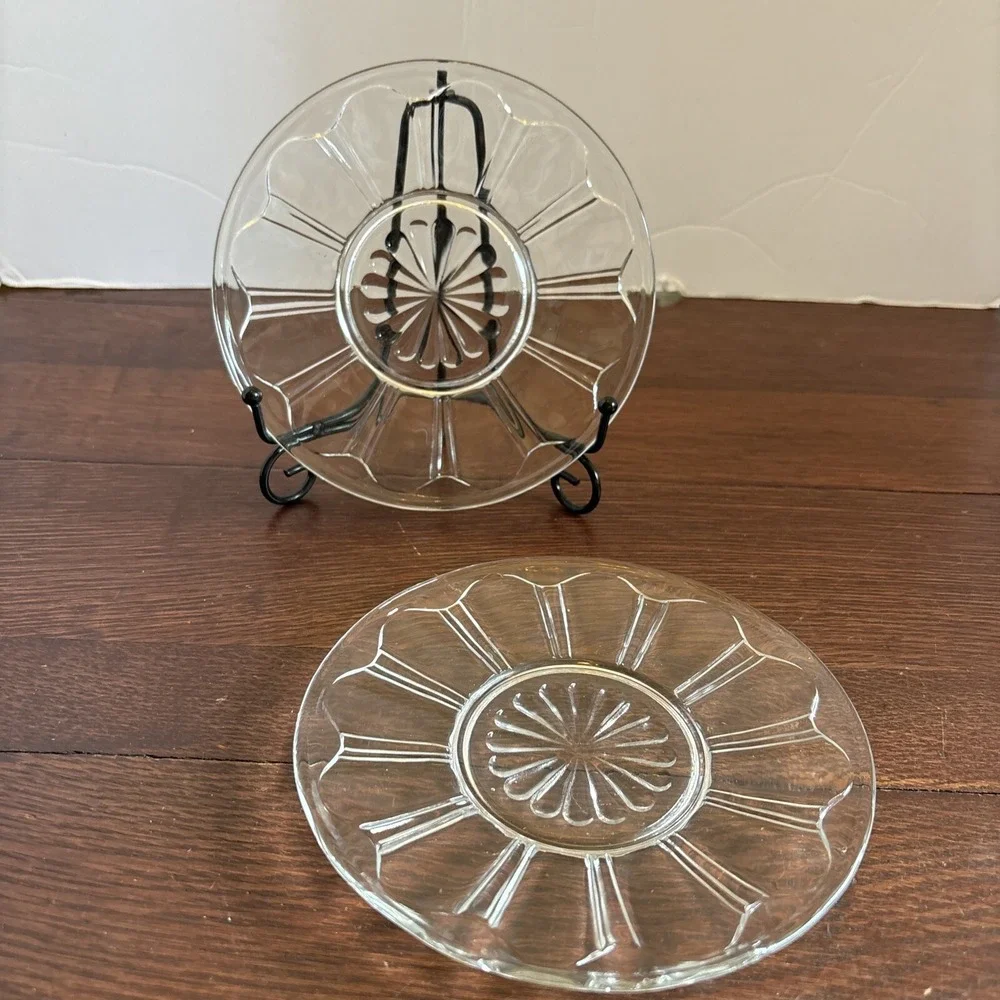 Anchor Hocking Colonial Rib Clear 6